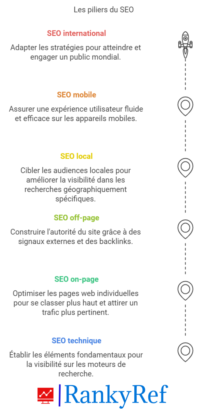 Les 6 piliers du SEO