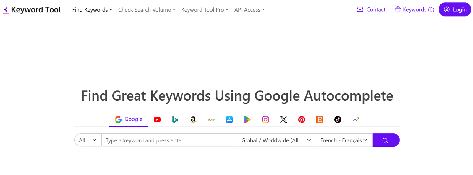 keywordtool