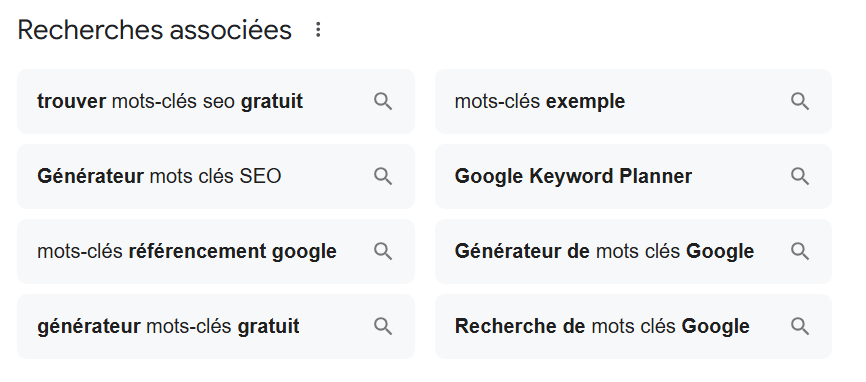 recherche associés