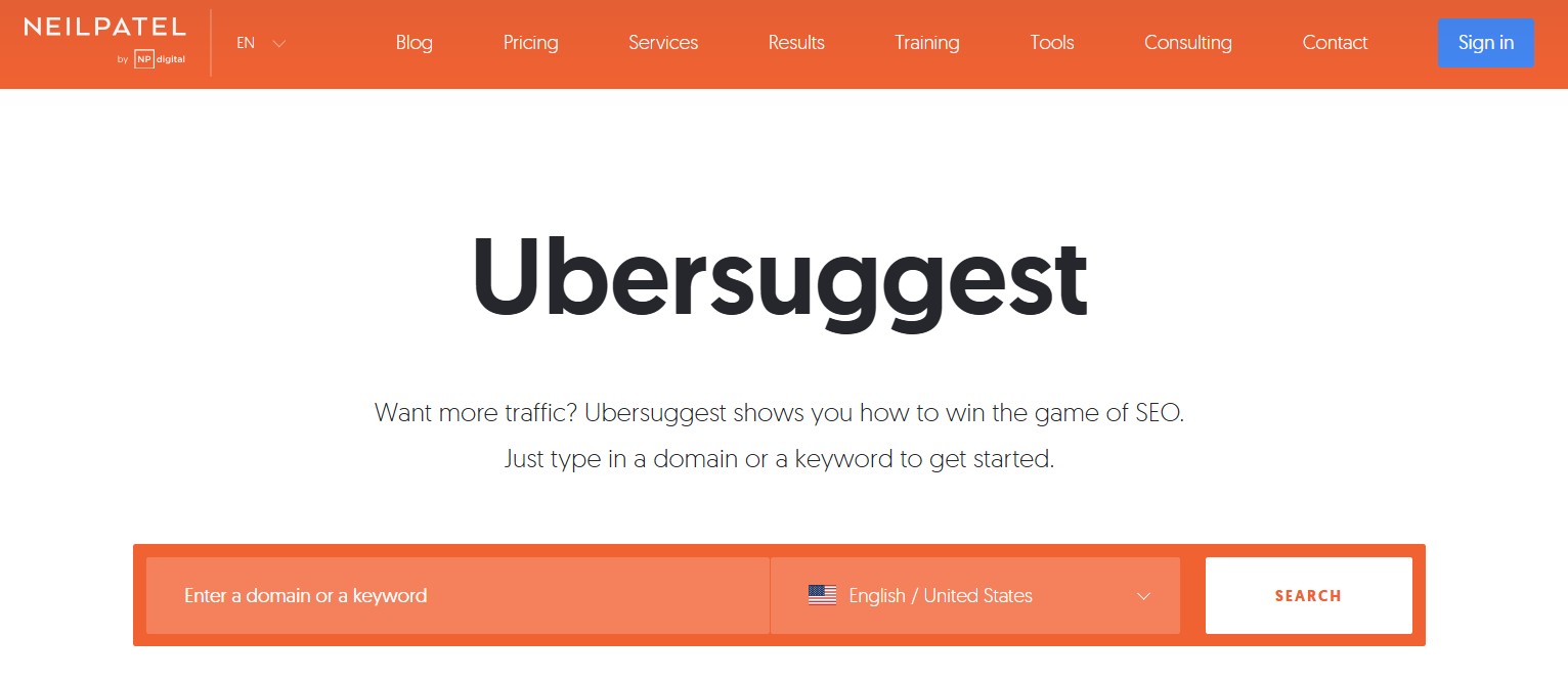 ubbersuggest