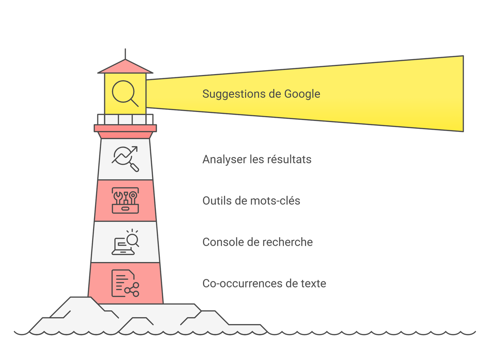 Étapes pour identifier les mots-clés LSI