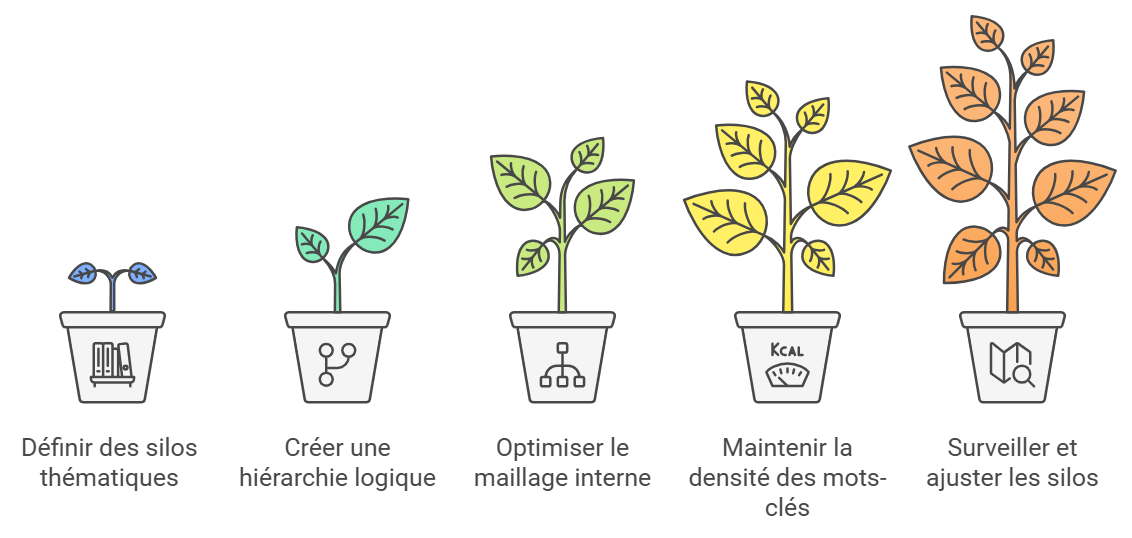 Les bonnes pratiques pour associer mots-clés et structure Silo